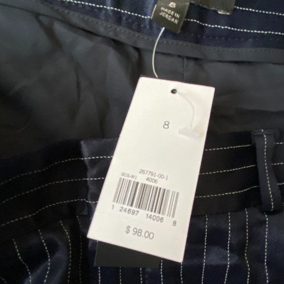 BANANA REPUBLIC Avery Mid Rise Straight through Hip/Thigh Ankle Length Size 8 - Picture 7 of 9